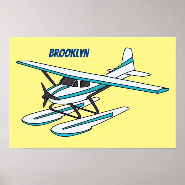 Bild av vit blåhavsruta poster (Framsidan)