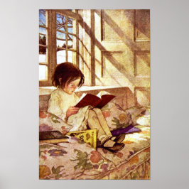 Bild Bokar i Winter av Jessie Willcox Smith Poster