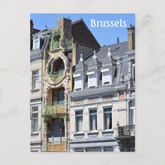 Bild Bryssel Belgien art nouveau Vykort