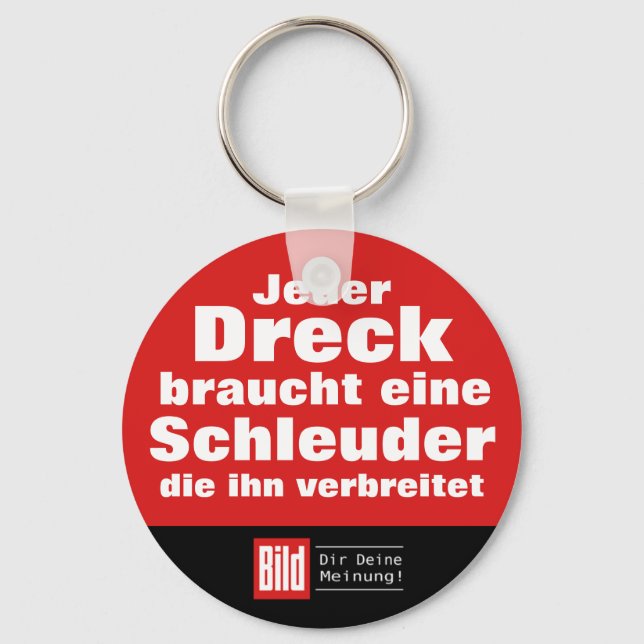 Bild dir deine Meinung Nyckelring (Framsida)