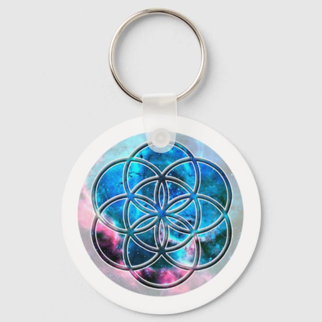 Bild du nombre 7: la Graine de Vie Nyckelring (Framsida)