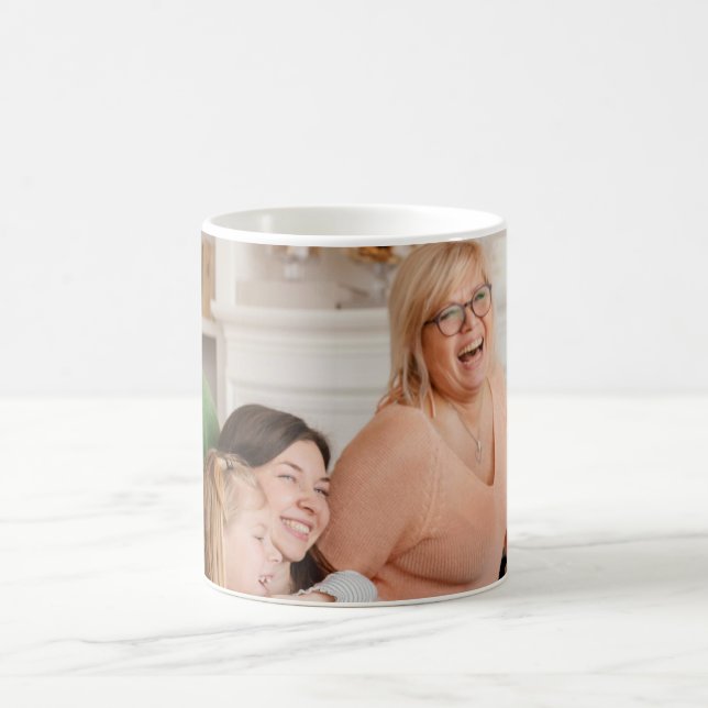 Bild-familjen i Modern Personlig julklapp Kaffemugg (Center)
