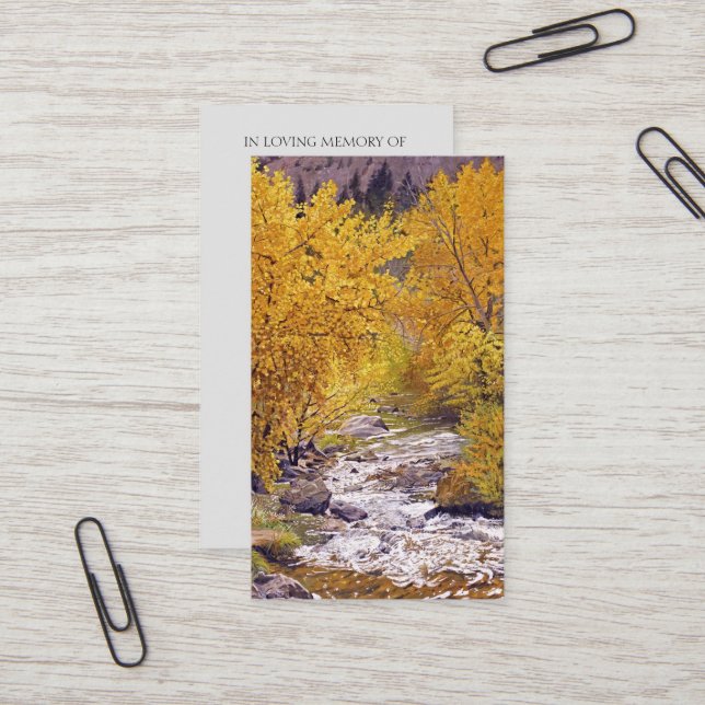 Bild Firande av livstidsbeviset Visitkort (Fram/Back In Situ)