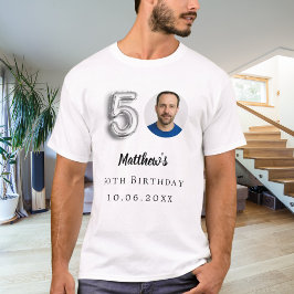Bild för 50-årsdagen silver t shirt