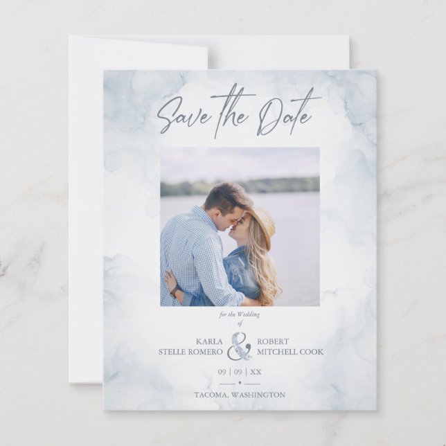 Bild för Bröllop-handmålad effekt - par (Framsida)