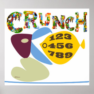 Bild för "crunch numbers" i Math humor Skriv ut Poster