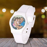 Bild för elegantens vita skriptfamilj armbandsur<br><div class="desc">Bild för elegantens vita skriptfamilj,  bevakning</div>