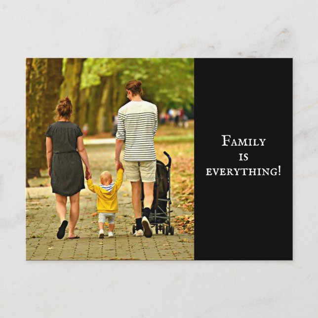 Bild för Family anpassningsbar Vykort (Framsida)