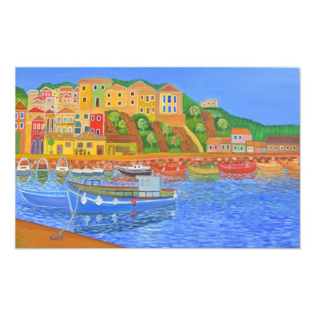 Bild för grekiska Kusten Fototryck (Framsidan)