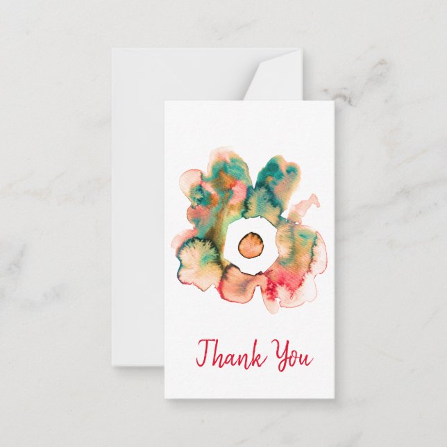 Bild för hand plockade abstrakt-anteckning för blo anteckningskort (Framsida)