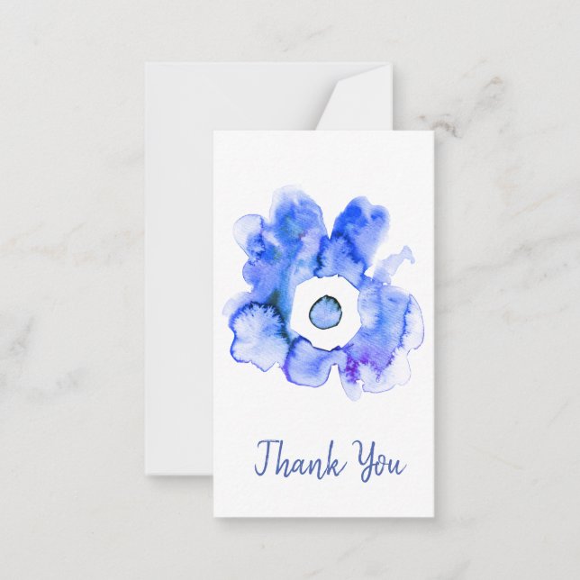 Bild för hand plockade abstrakt-anteckning för blo anteckningskort (Framsida)