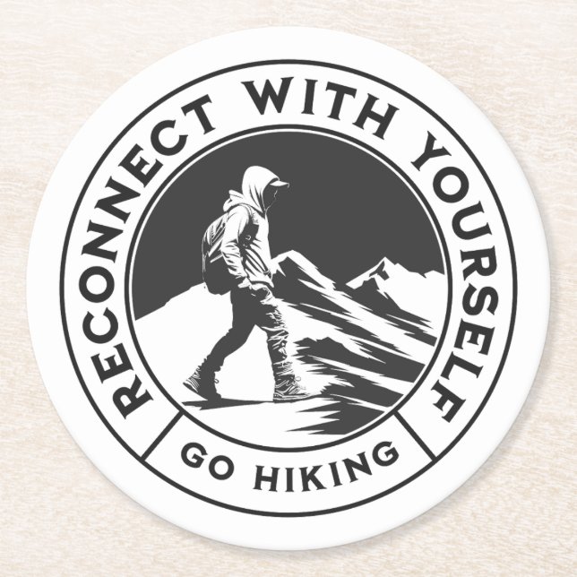 Bild för hög kontrast vid Underlägg Papper Rund (Framsidan)