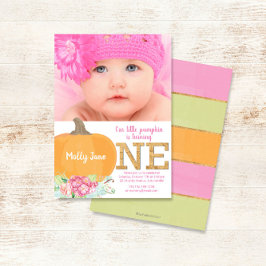 Bild för inbjudan till första födelsedag för liten