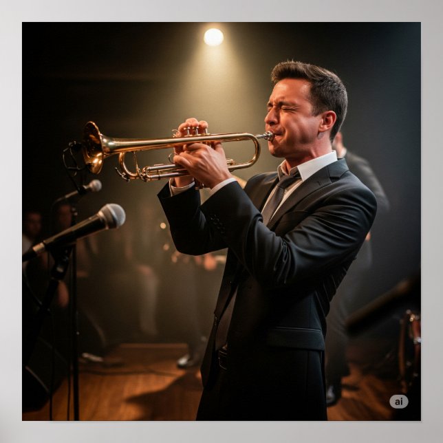 Bild för Live Trumpet Player Poster (Framsidan)