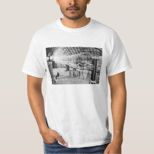 Bild för Nikola Tesla laboratoriumelektricitet T-shirt