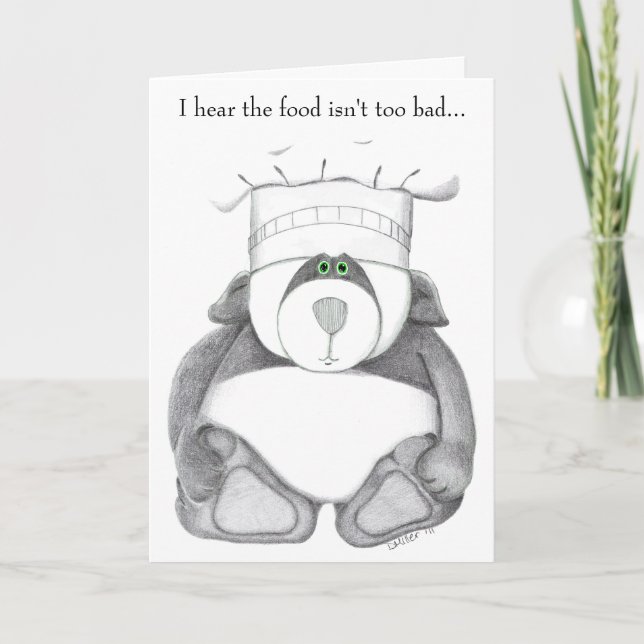 Bild för Pandabjörnkock Kort (Framsida)