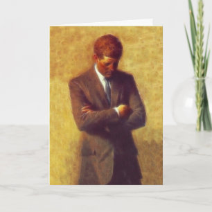 Bild för porträtt för presidentJohn F. Kennedy Helgkort