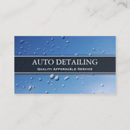 Bild för regn-droplets-Stänk - Affärskort Visitkort
