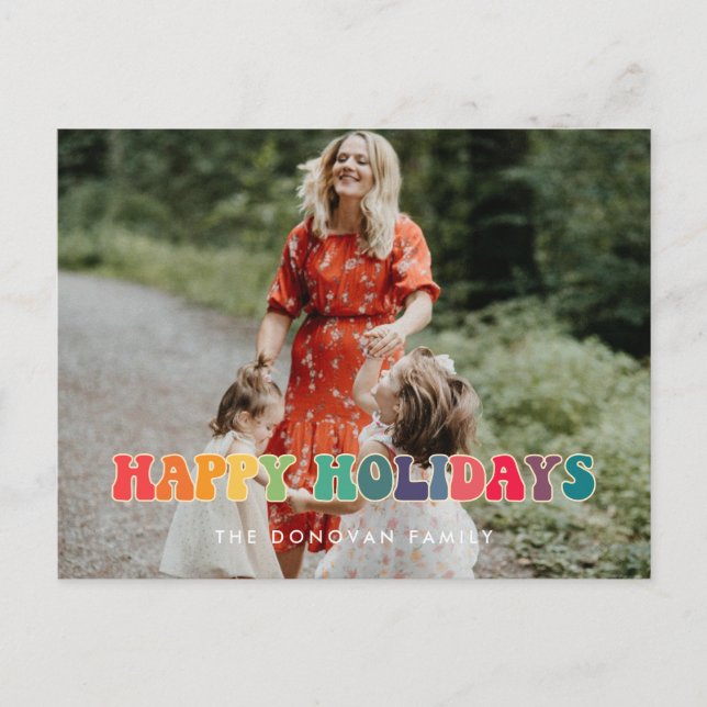 Bild för Retro 60-tal Hippie Roligt Glad helg (Framsida)