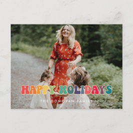 Bild för Retro 60-tal Hippie Roligt Glad helg Vykort