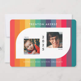 Bild för Retrofärgfull geometrisk form Student Meddelande