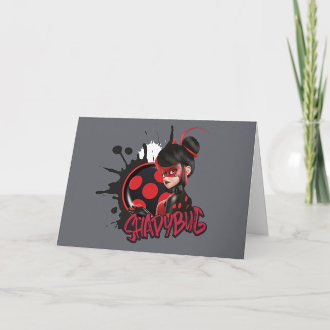 Bild för spegelvänd skuggfelstecken kort (Framsida)