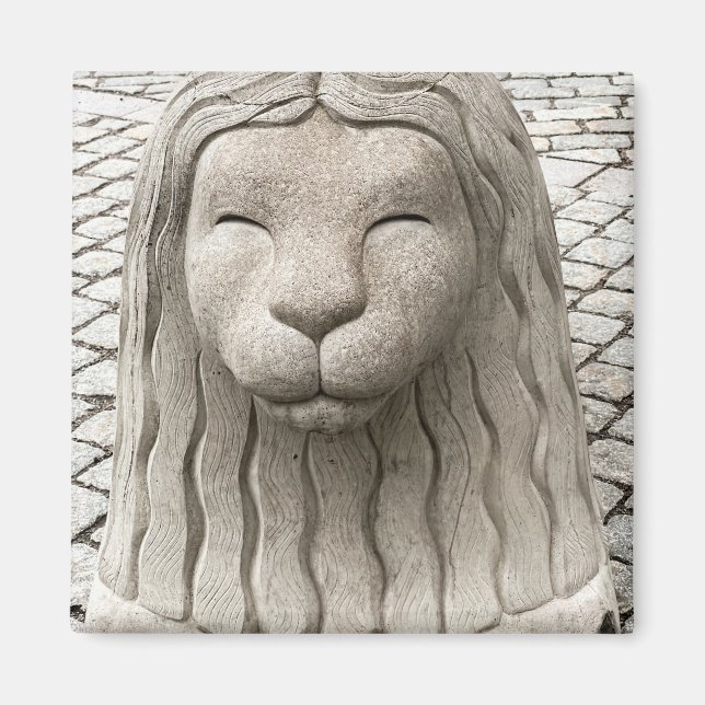 Bild för Stockholms Lejona staty-Sverige Magnet (Framsidan)