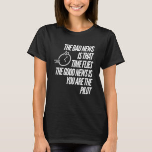 Bild för tidslås grafik Pilot Watch T Shirt