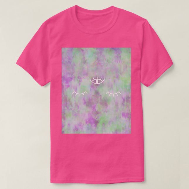 Bild för trippelfärgning i tredje Öga  T Shirt (Design framsida)