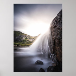 Bild för vattenfall liggande poster