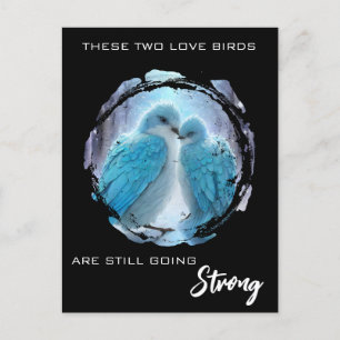 *~* Bild  FOTO  Kärleksfåglar AP54-årsjubileum Vykort