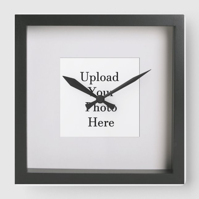 Bild - fotobild fyrkantig klocka (Framsida)