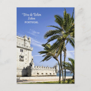 Bild från Belém Torn, Lissabon, Portugal Vykort