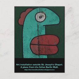 Bild från Berlinmuren Vykort