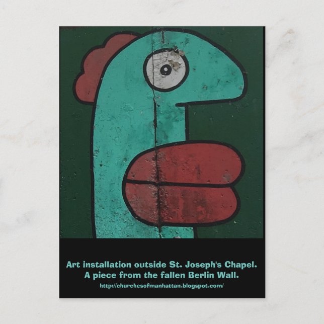 Bild från Berlinmuren Vykort (Framsida)