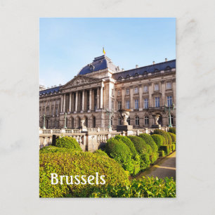 Bild från Brussels Belgium Royal Palace Vykort