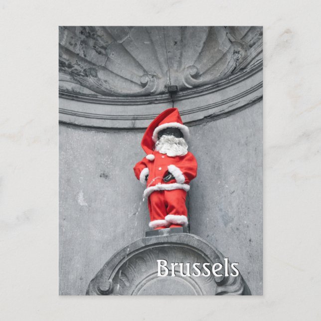 Bild från Brussels Manneken Pis Vykort (Framsida)