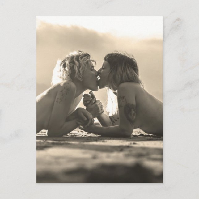 Bild från Girl Kärlek Vykort (Framsida)