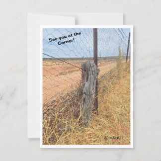 Bild från hörnet, där 3 stater möts. vykort