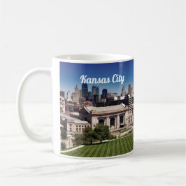 Bild från Kansas City Missouri i centrala staden Kaffemugg