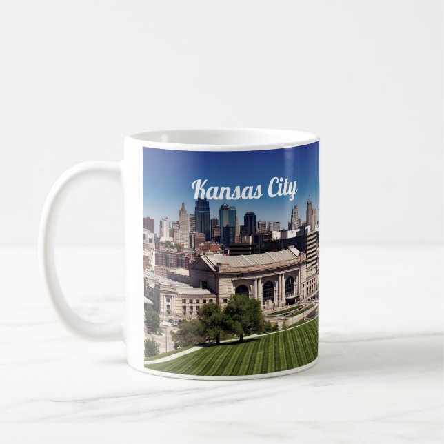 Bild från Kansas City Missouri i centrala staden Kaffemugg (Vänster)