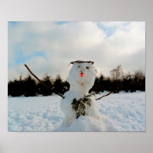 Bild från Real snögubbe
