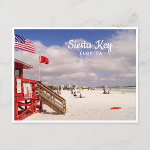 Bild från Siesta Nyckel, Florida-strandscen Vykort