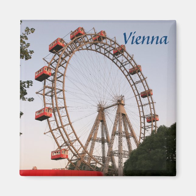 Bild från Wien Riesenrad Magnet (Framsidan)