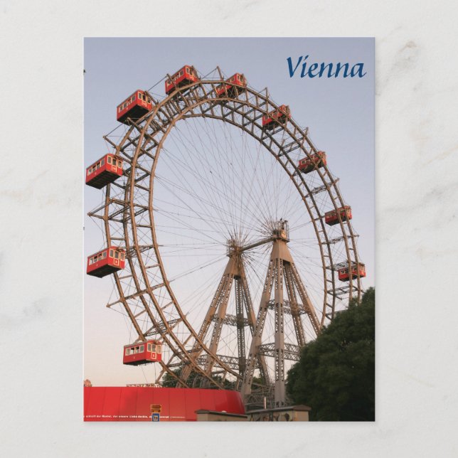 Bild från Wien Riesenrad Vykort (Framsida)