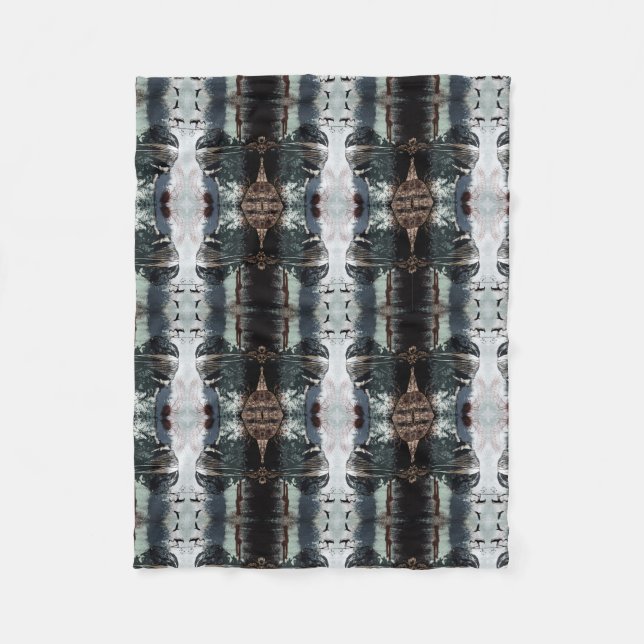 Bild handgjord fleecefilt (Framsidan)