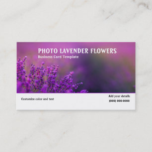 Bild i Affärskortet Lavender Flowers Visitkort