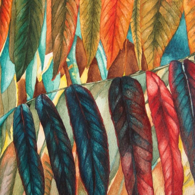 bild i blad och levande hösten i färg pussel (Skapare uppladdad)