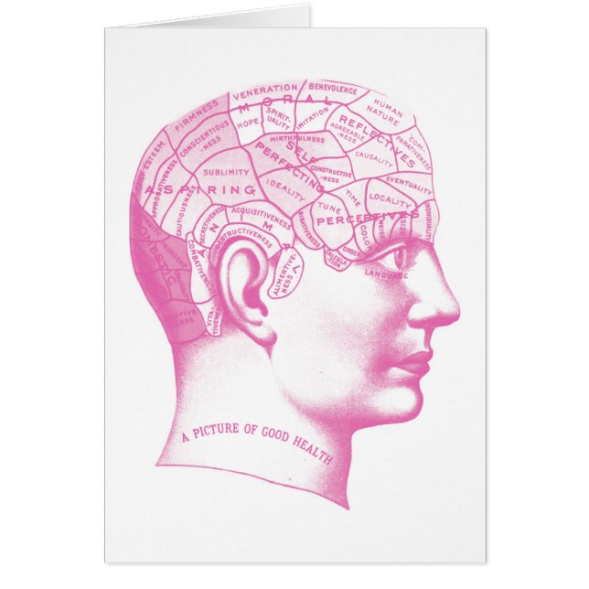 Bild i bra Health Brain Hälsningskort (Framsidan)