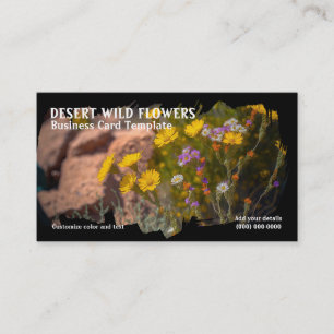 Bild i Desert Vild Flowers Visitkort